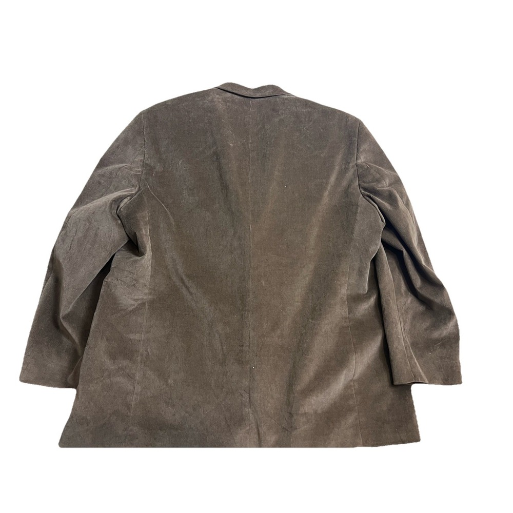 New Claiborne Chocolate Brown Corduroy Blazer Mens 50R Jacket‎ Sport Coat - Picture 9 of 9